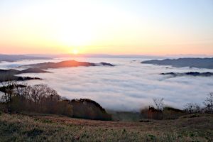 歌志内市「かもい岳山頂から撮影した雲海」